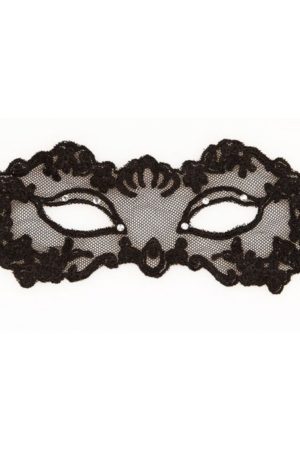 Masque en dentelle noire