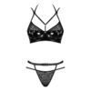 Ensemble sexy 2pcs noir